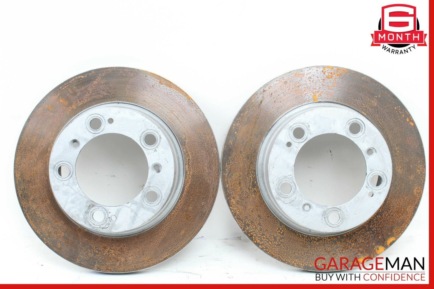 03-06 Porsche Cayenne 955 Rear Right & Left Side Brake Rotor Disc Set of 2 Pc
