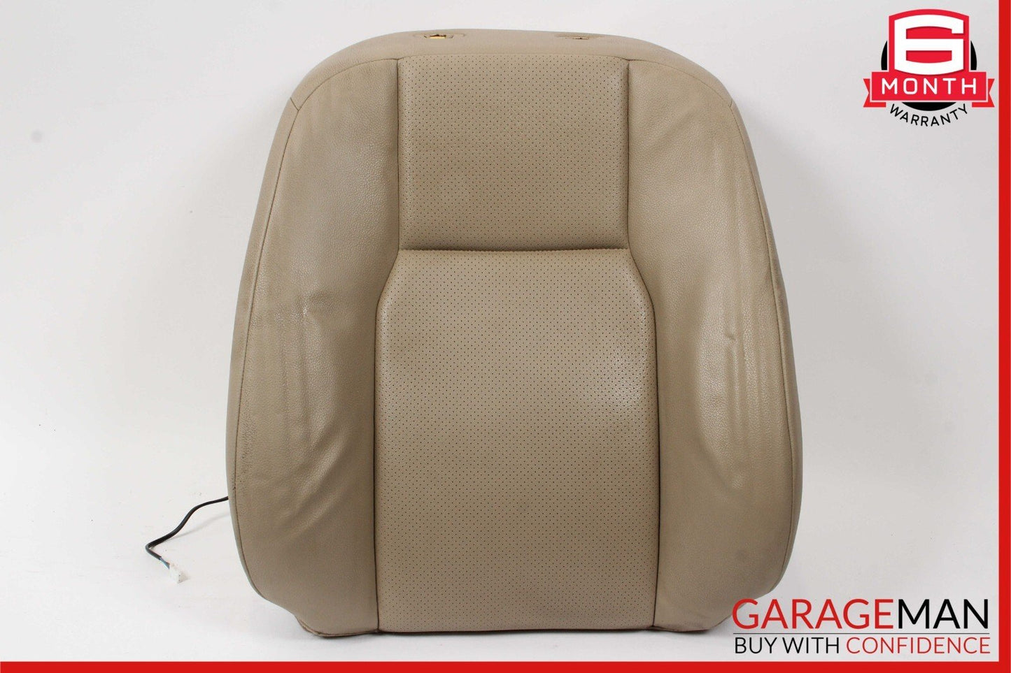 08-14 Mercedes W204 C250 C300 Front Left Side Top Upper Seat Cushion Beige OEM