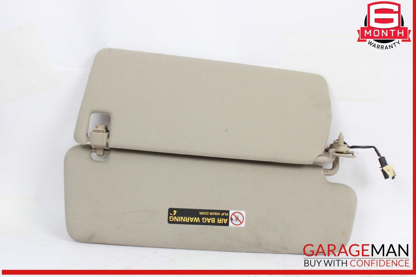 07-15 Audi Q7 Front Left Driver Side Sunvisor Sun Visor 4L0857551D OEM