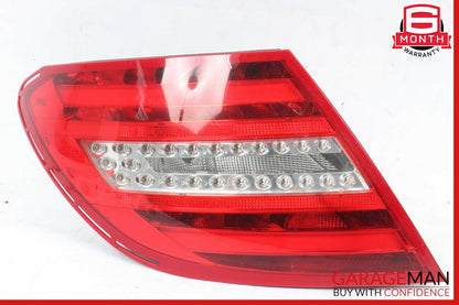 12-14 Mercedes W204 C250 C300 Rear Left Driver Side Taillight Tail Light Lamp