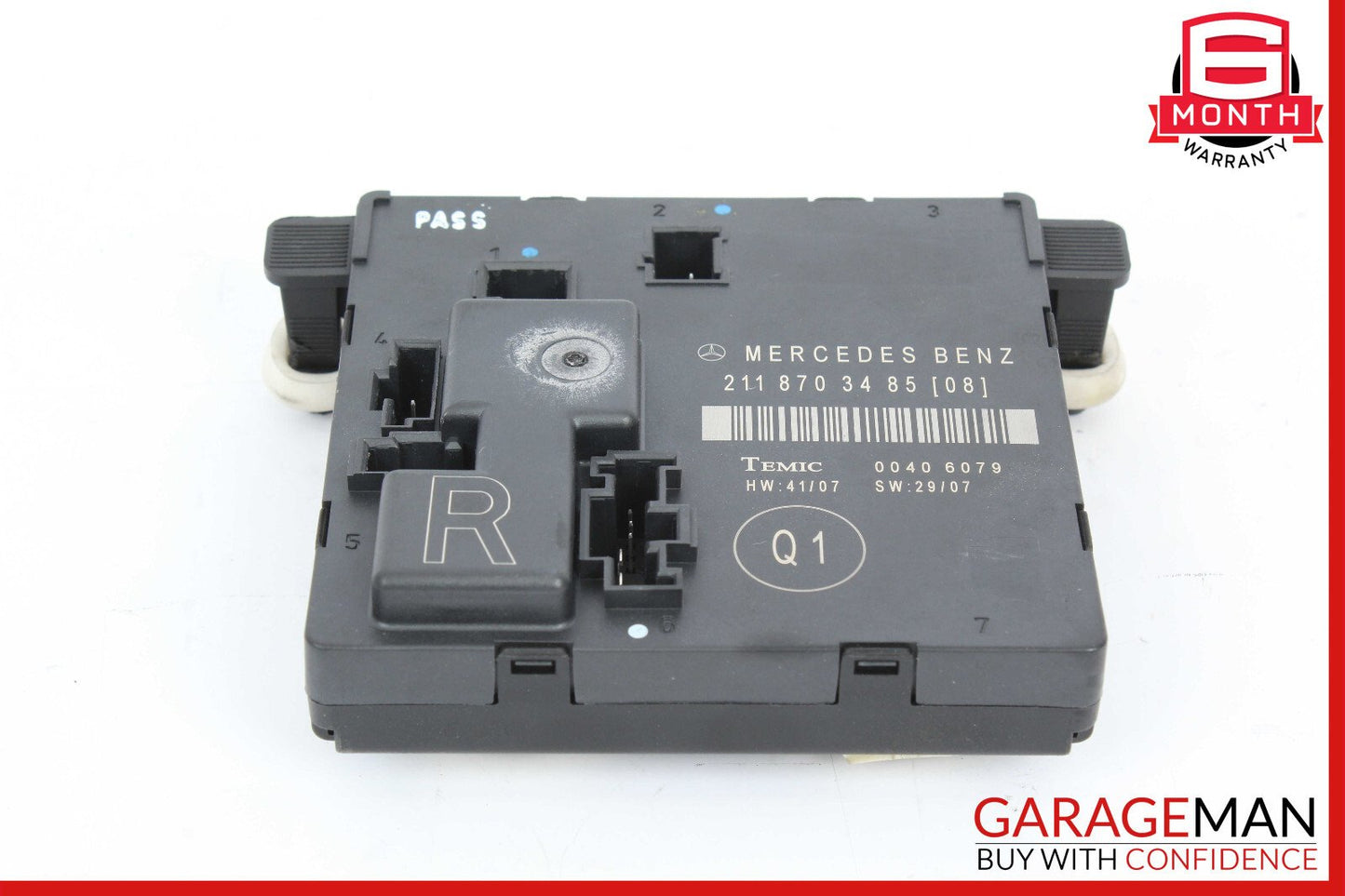 07-09 Mercedes W211 E350 E550 Rear Right Door Control Module 2118703485 OEM