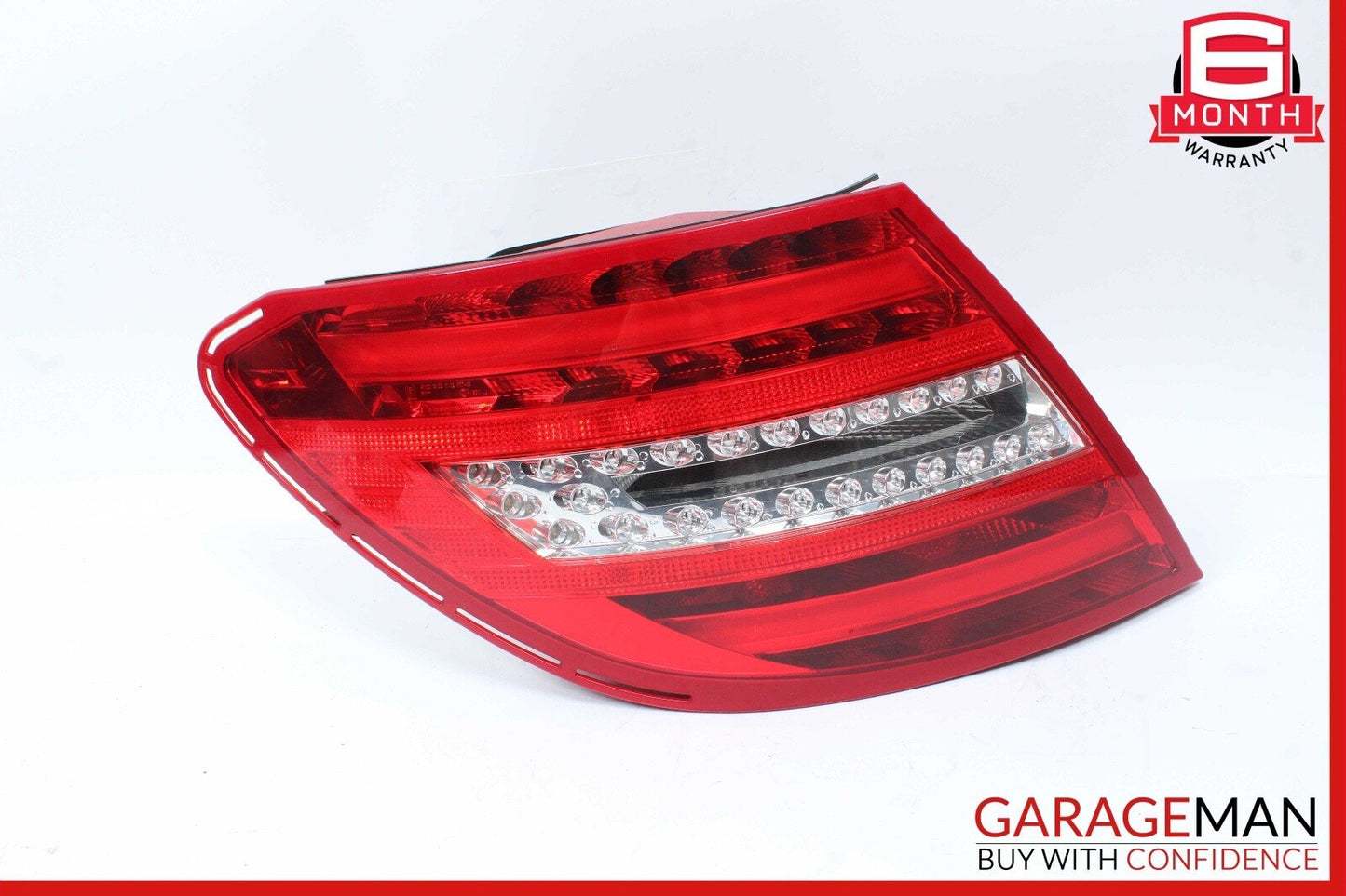 12-14 Mercedes W204 C300 4MATIC Rear Left Side Taillight Tail Light Lamp OEM