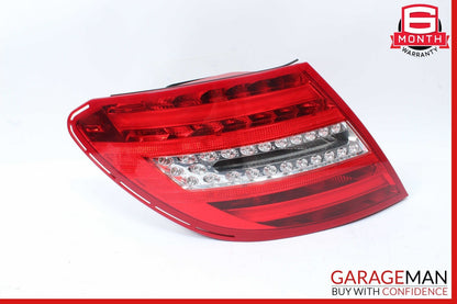 12-14 Mercedes W204 C300 4MATIC Rear Left Side Taillight Tail Light Lamp OEM