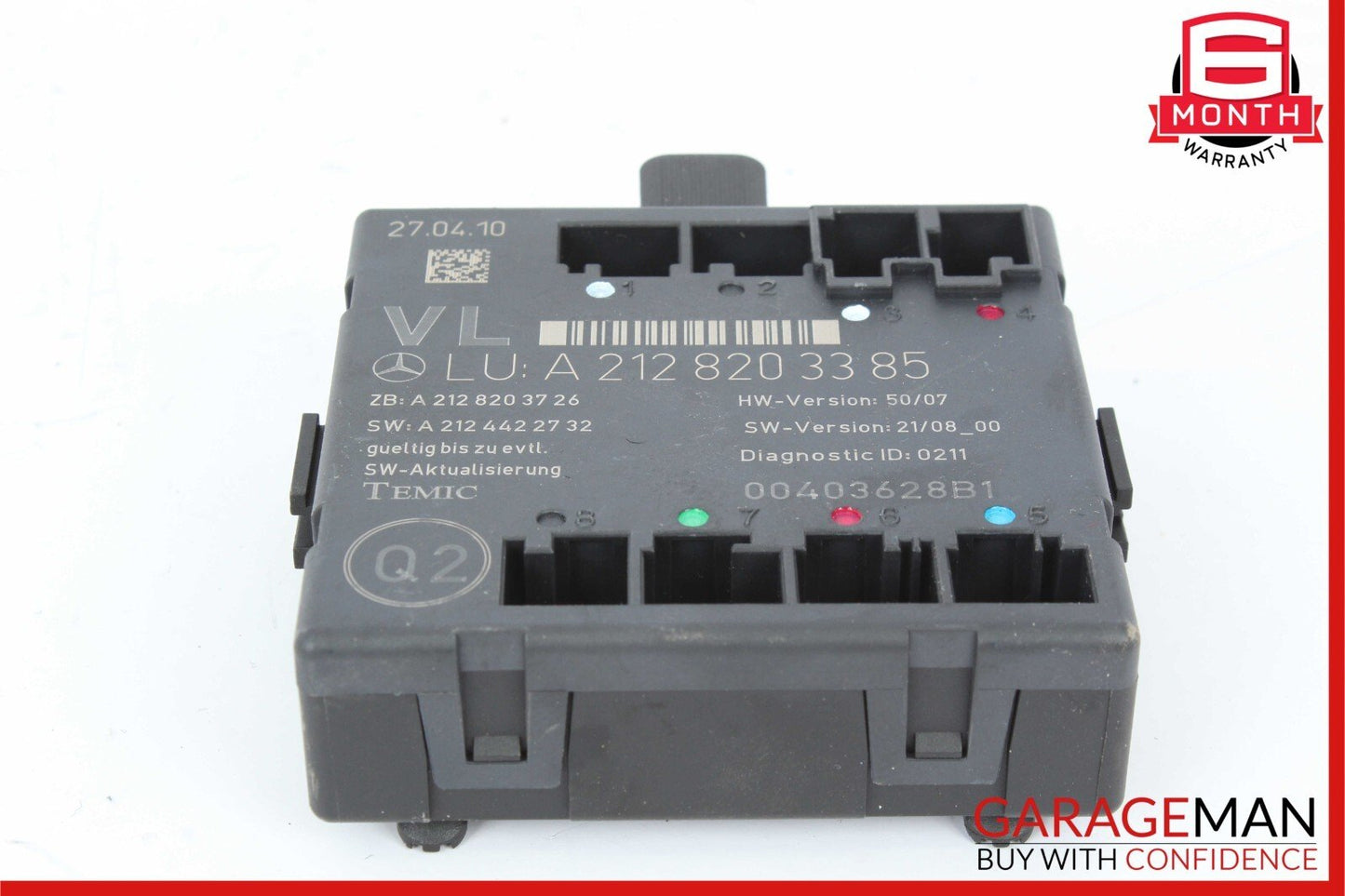 08-18 Mercedes W212 E350 E400 SLK350 Front Left Side Door Control Module OEM