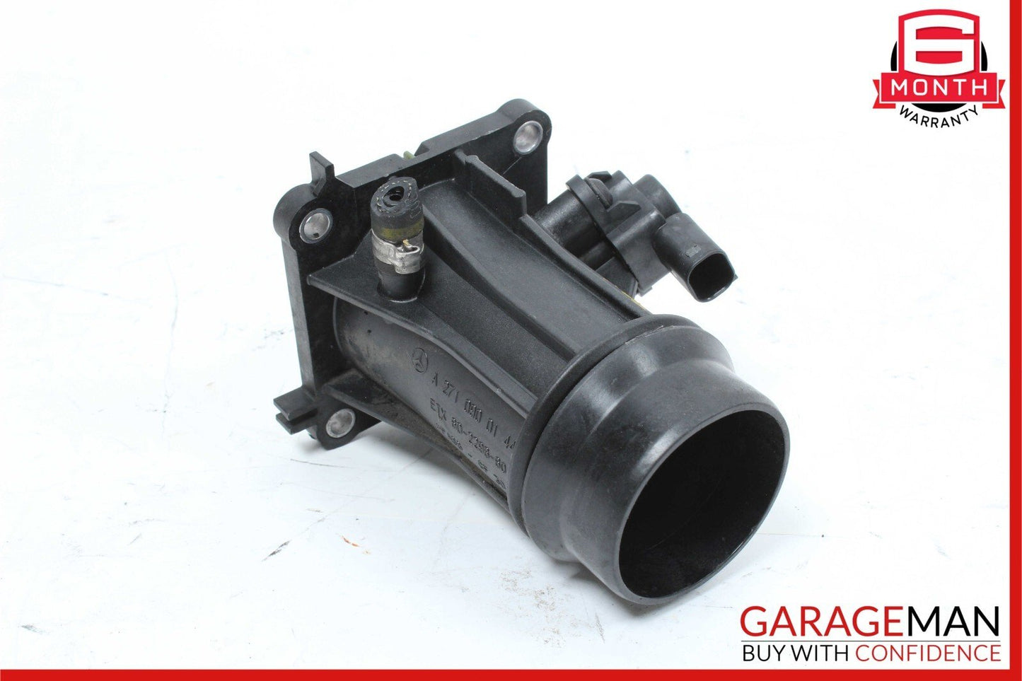 12-14 Mercedes W204 C250 1.8L Air Intake Hose w/ Pressure Sensor Assembly