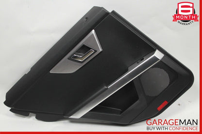 10-15 Mercedes X204 GLK350 Rear Left Side Interior Door Trim Cover Panel Black