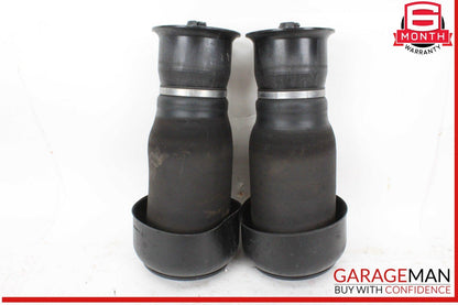 14-18 BMW X5 F15 X6 Rear Left and Right Side Air Suspension Spring Set OEM
