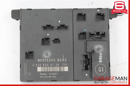 03-12 Mercedes R230 SL500 SL55 AMG Front Left Door Control Module 2308204726 OEM