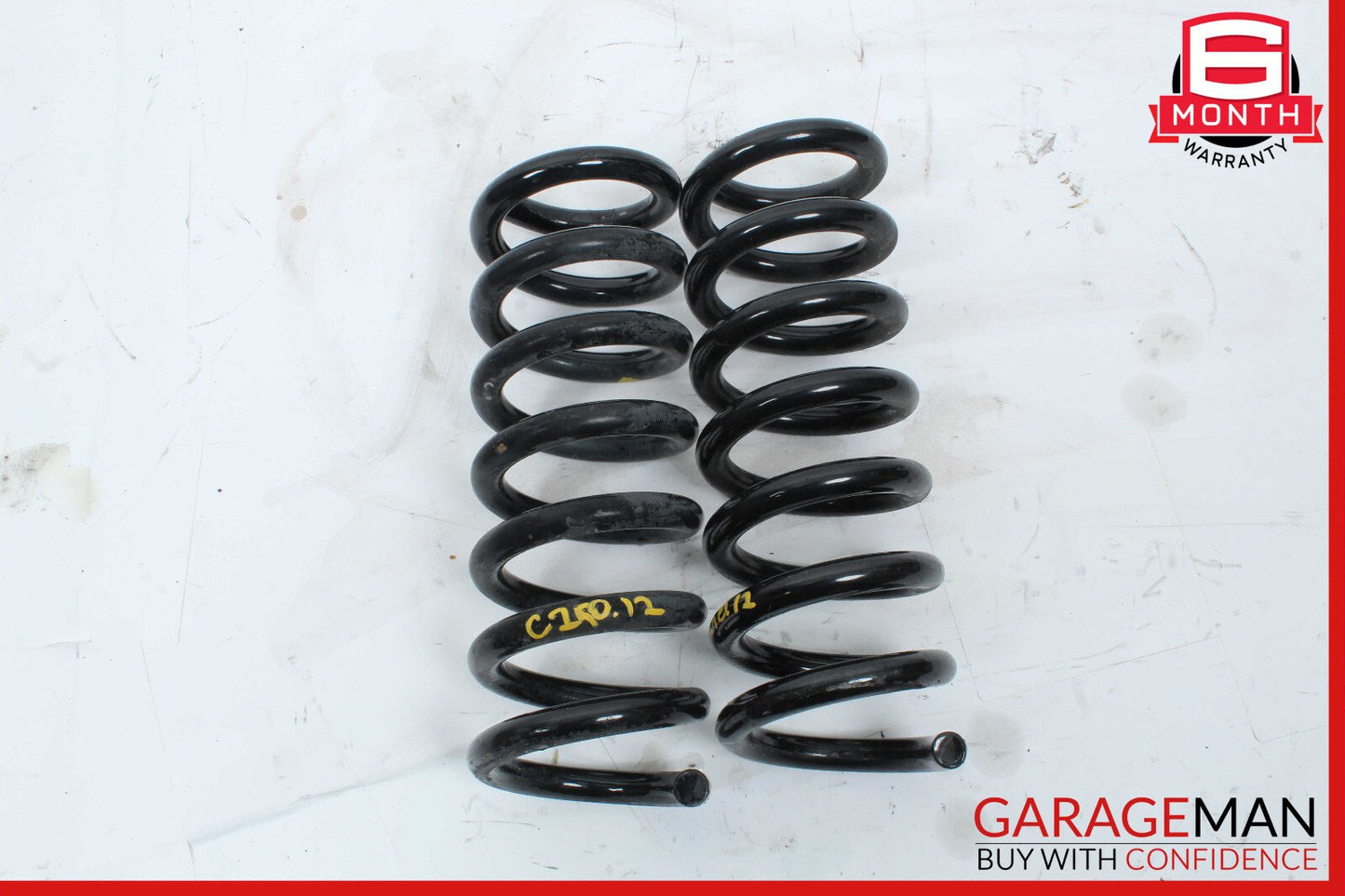 08-14 Mercedes W204 C250 C350 Rear Suspension Shock Absorber Coil Spring Set