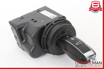 11-18 Porsche Cayenne 958 Start Ignition Switch Module w/ Key OEM