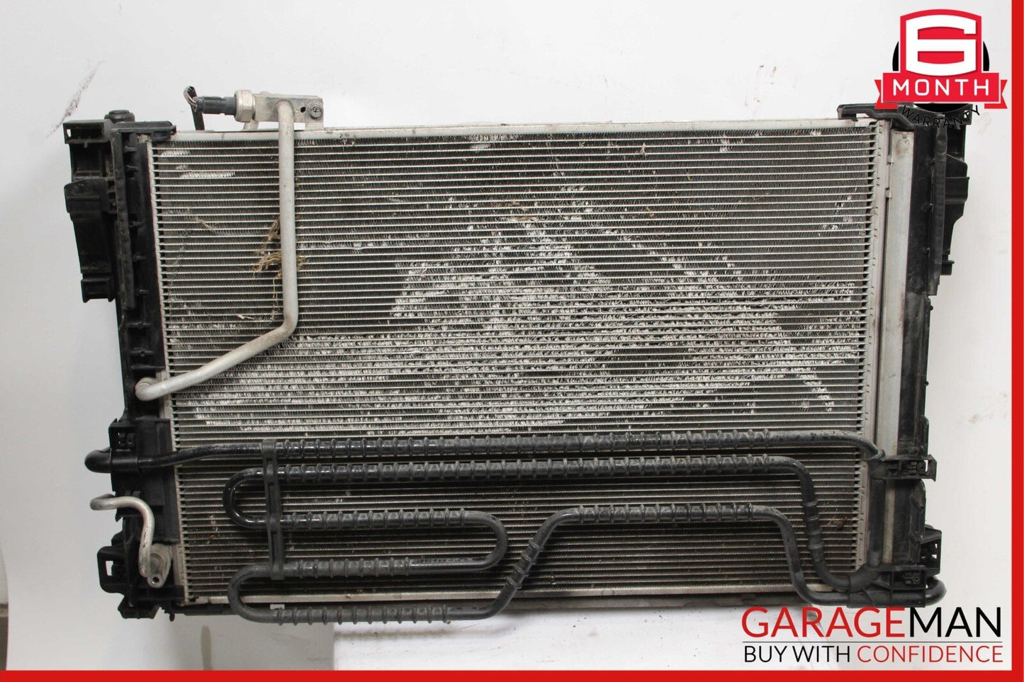 08-14 Mercedes C250 Engine Water Cooling Radiator Condenser Steering Cooler Assy