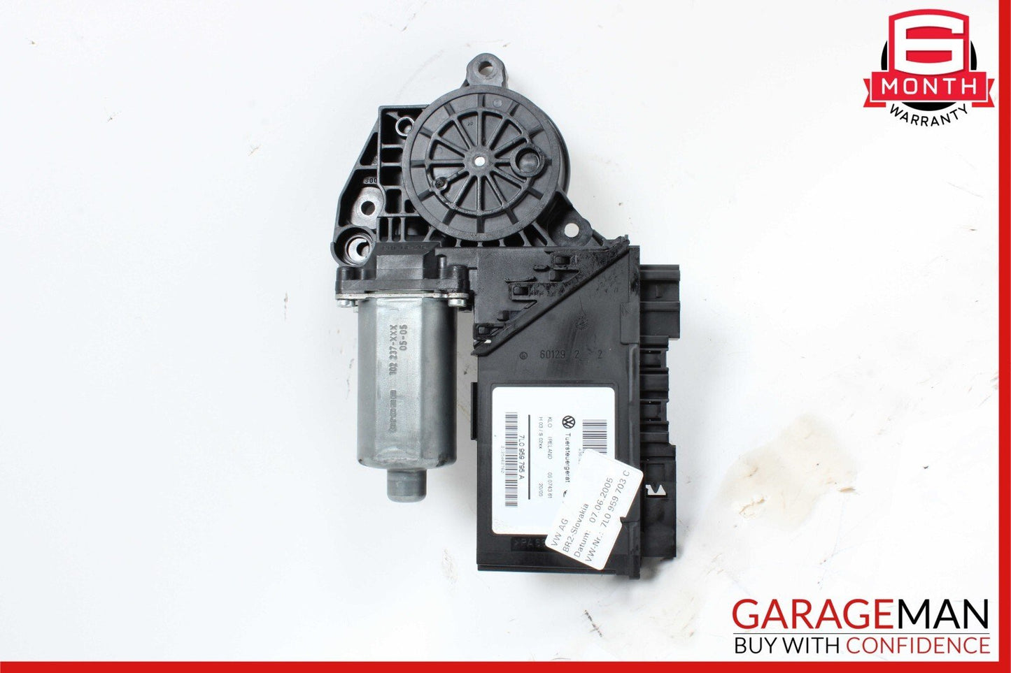 03-10 Porsche Cayenne Turbo 955  Rear Left Side Door Window Regulator Motor OEM
