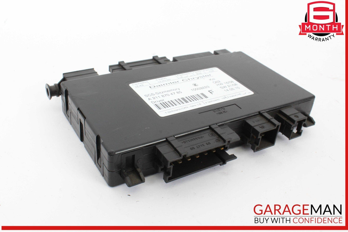 03-12 Mercedes R171 SLK300 CLS550 SLK350 Seat Control Module Left Side OEM