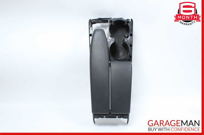 08-11 Mercedes W204 C63 AMG Center Console Arm Rest Armrest Cup Holder Black OEM