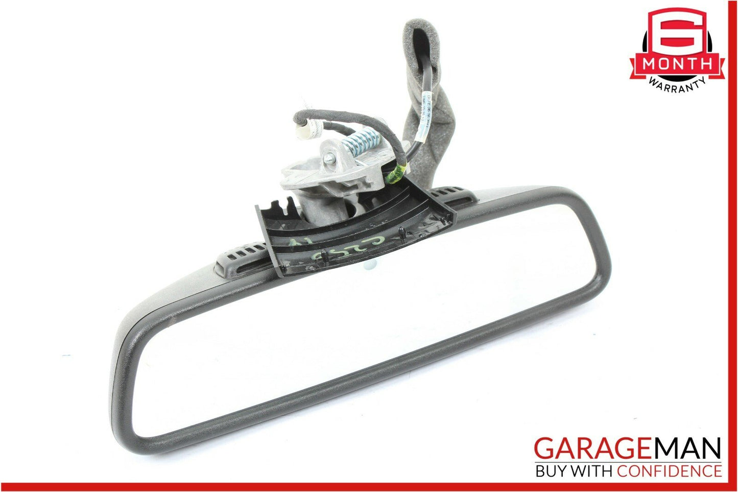 12-14 Mercedes W204 C250 C300 Interior Rear View Mirror Black OEM