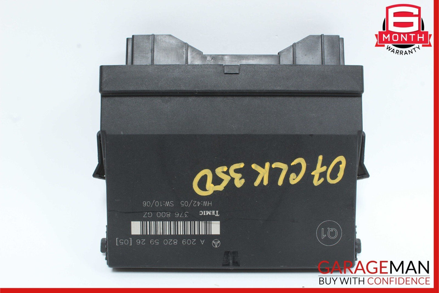 03-09 Mercedes W209 CLK320 CLK500 CLK55 AMG Temic Rear Body Control Module Unit