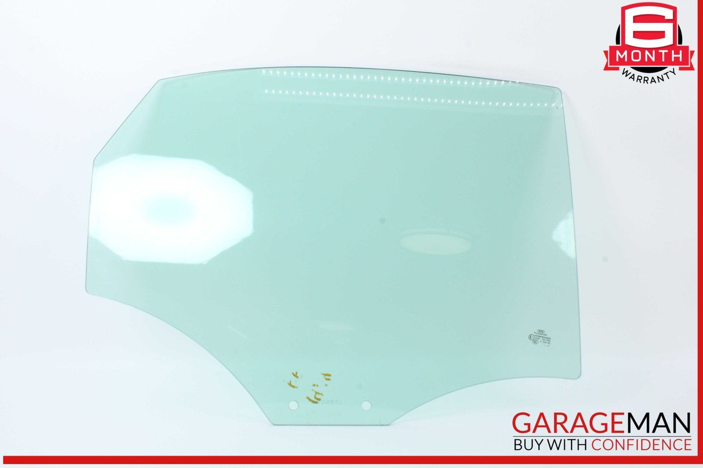 09-16 Audi A4 S4 Rear Right Passenger Side Door Window Glass OEM