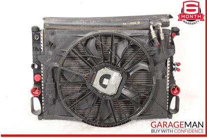 04-11 Mercedes W211 E320 Engine Motor Cooling Fan Radiator A/C Condenser Assy