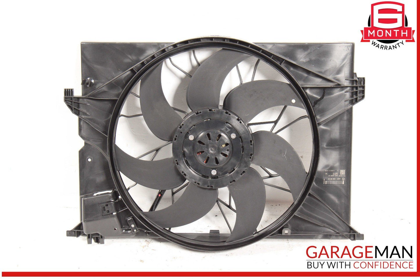 07-13 Mercedes W221 S550 S400 Engine Cooling Fan Motor Assembly 2215000993 OEM