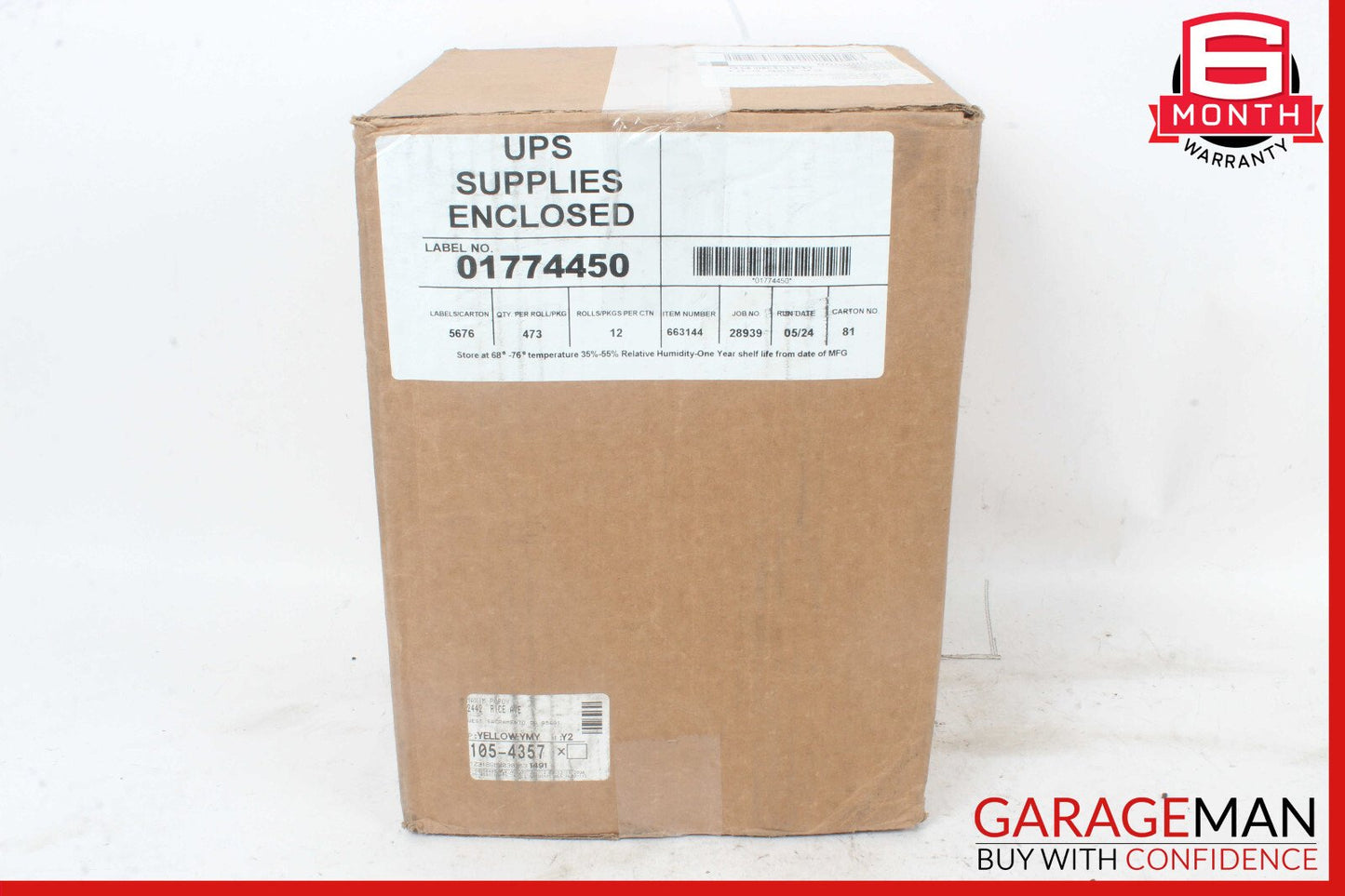 Thermal Label Roll / 12 Rolls
