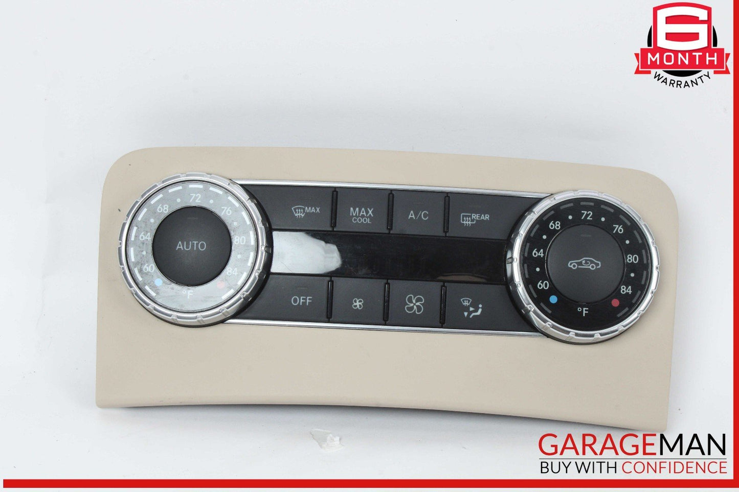 12-14 Mercedes W204 C250 C63 AMG C300 AC A/C Heater Climate Control w/ Trim OEM