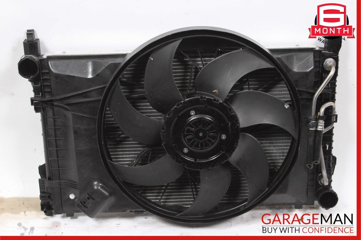 06-07 Mercedes W203 C230 Engine Cooling Radiator Fan Motor Shroud Assembly