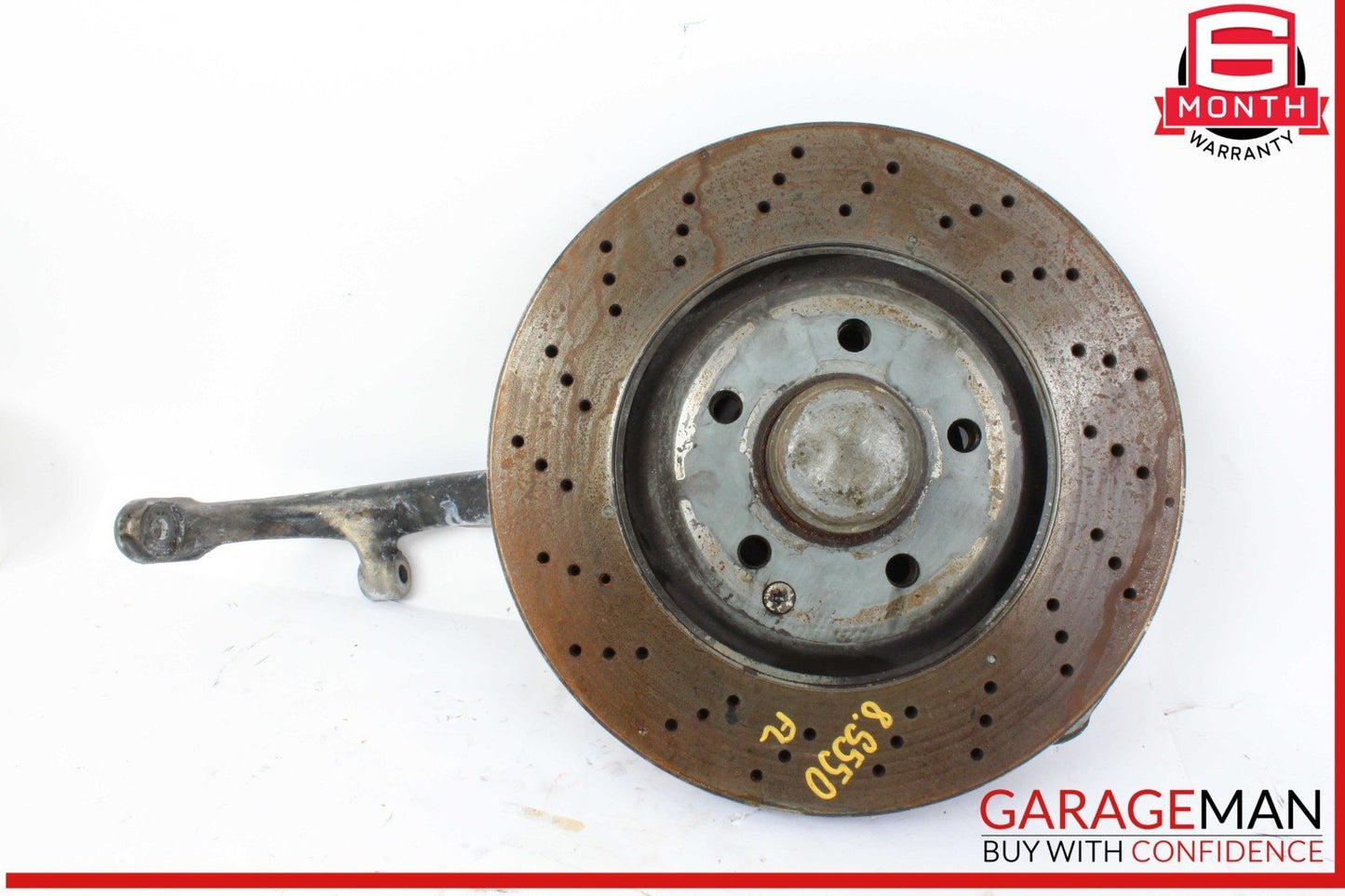 07-14 Mercedes W221 S550 Front Left Side Spindle Knuckle Wheel Hub w/ Rotor Disc