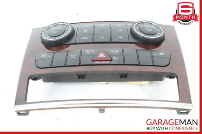 09-12 Mercedes W164 ML550 Center Dash AC A/C Heater Temperature Switch Assembly
