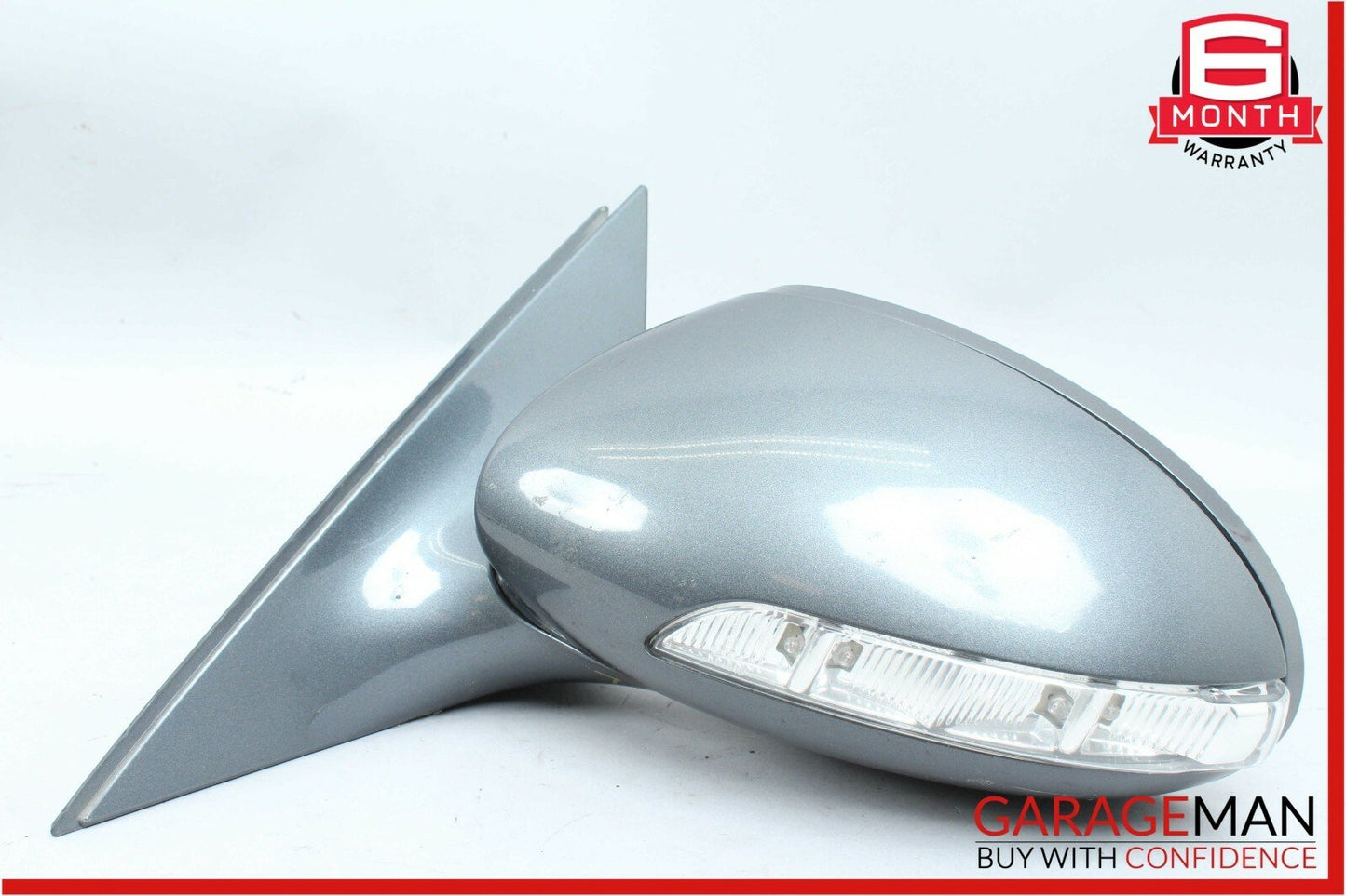 07-09 Mercedes W221 S550 Front Left Driver Side Mirror Door Rear View Flintgray