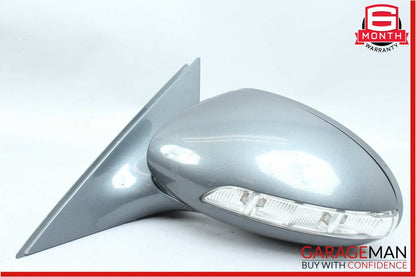 07-09 Mercedes W221 S550 Front Left Driver Side Mirror Door Rear View Flintgray