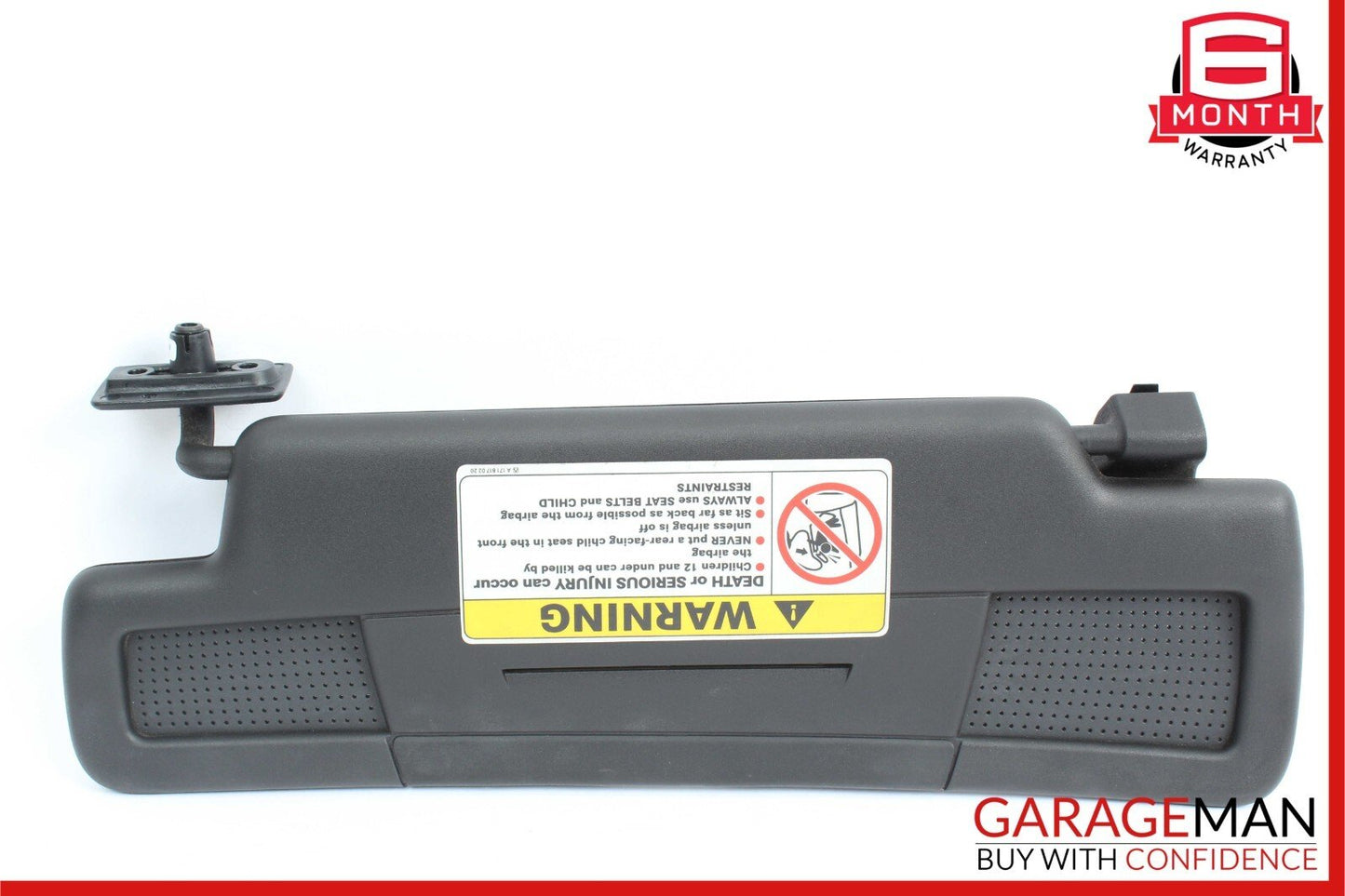 05-11 Mercedes R171 SLK280 Front Right Side Sun Visor Sunvisor Shade Black OEM