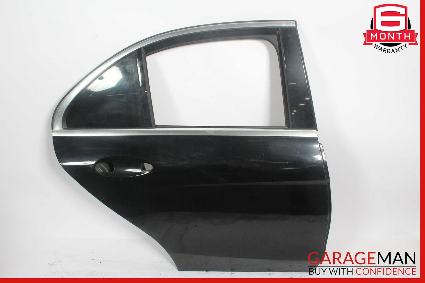 15-20 Mercedes W205 C300 Sedan Rear Right Side Exterior Door Shell Black OEM