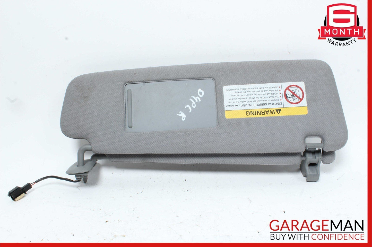 03-10 Porsche Cayenne 955 957 Front Right Side Sunvisor Sun Visor Shade OEM