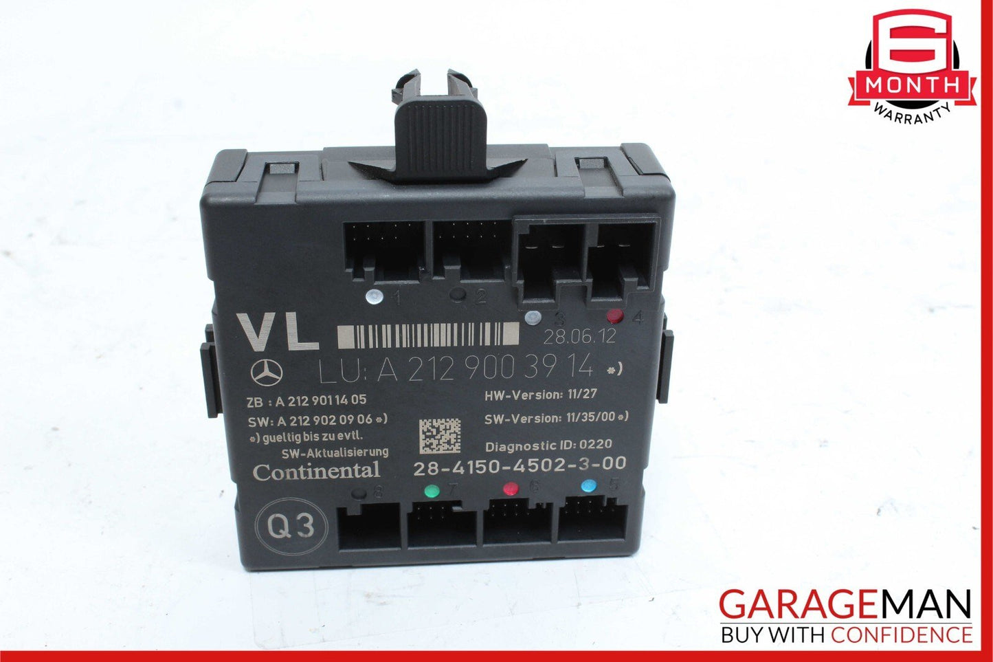 08-18 Mercedes C350 SLK250 CLS550 C250 E400 Front Left Side Door Control Module