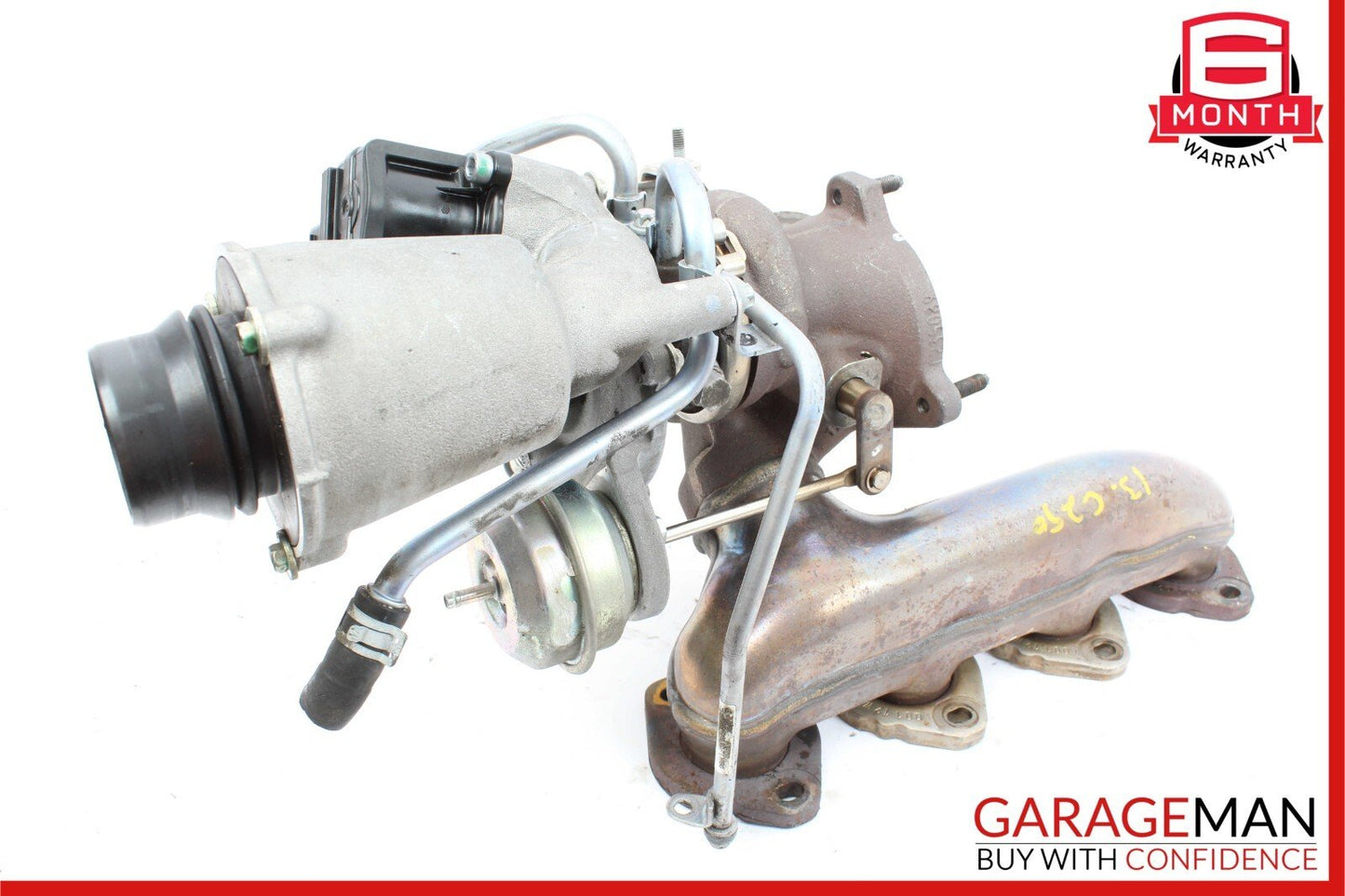 12-15 Mercedes SLK250 C250 1.8L M271 Turbocharger Turbo Manifold Assembly