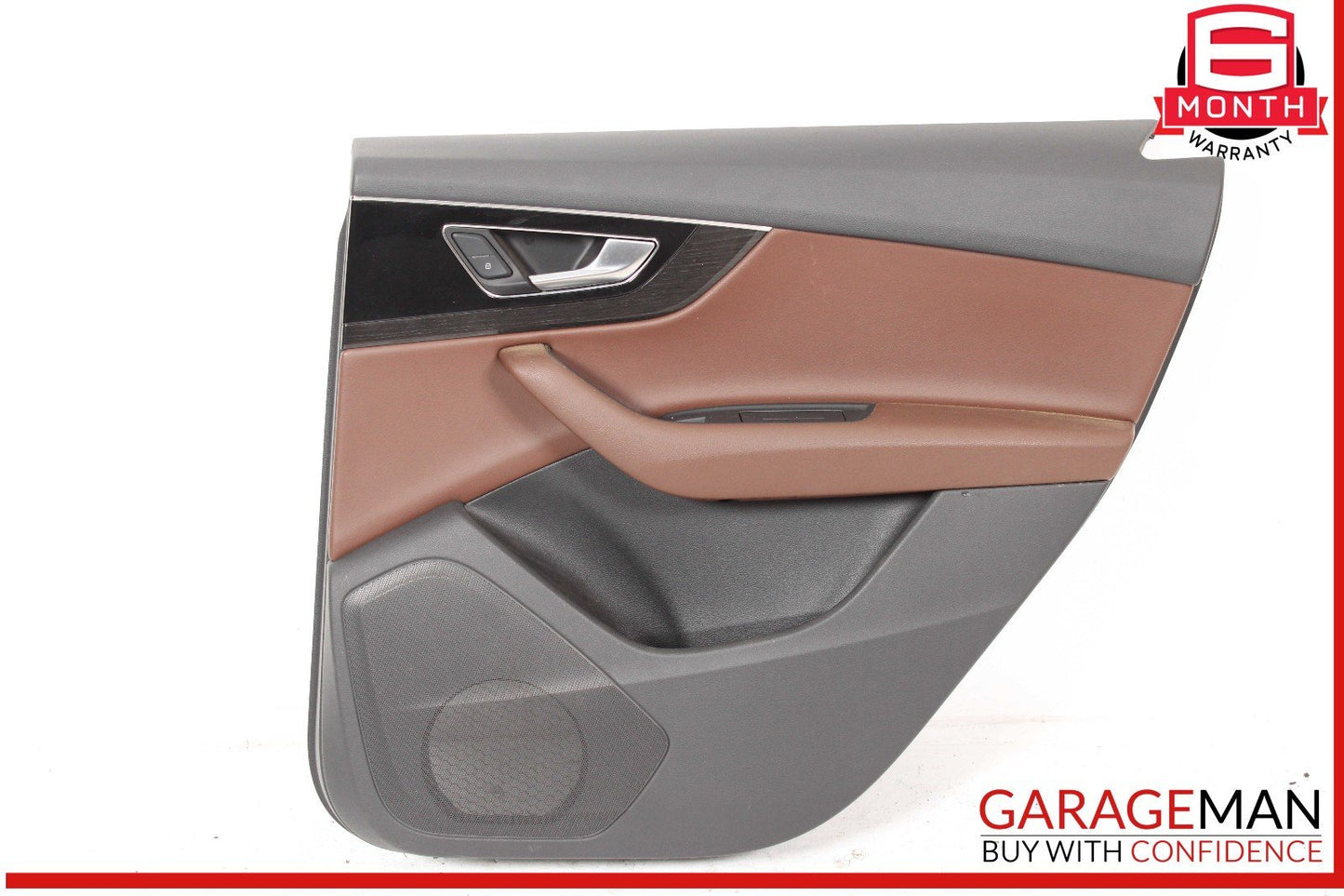 17-19 Audi Q7 Rear Right Side Interior Door Panel Trim OEM