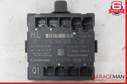 12-19 Mercedes X166 GL450 ML350 GLE350 Rear Left Side Door Control Module OEM