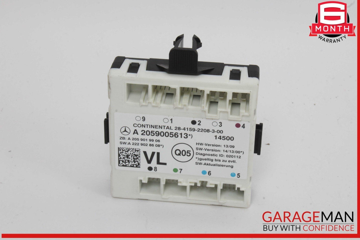 15-18 Mercedes W205 C300 C350e Front Left Side Door Control Module Unit OEM