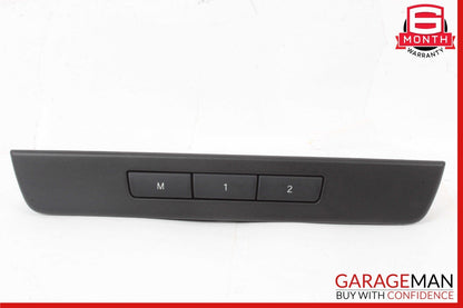11-16 BMW 528i 535i 550i Front Left Seat Memory Switch Control 9215808 OEM
