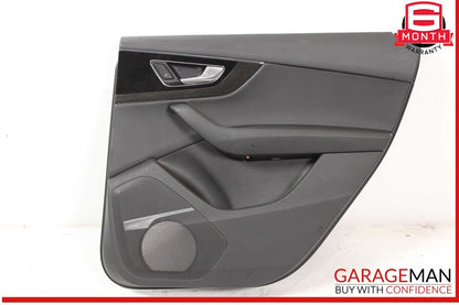 17-19 Audi Q7 Rear Right Passenger Side Interior Door Panel Trim OEM