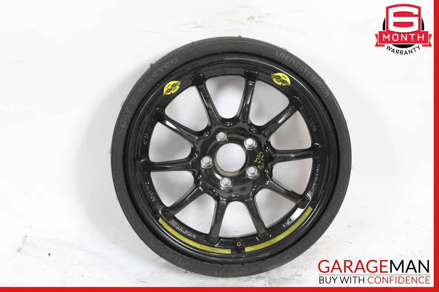 Mercedes R230 SL500 SL550 Emergency Spare Tire Wheel Donut Rim 17" 17 OEM