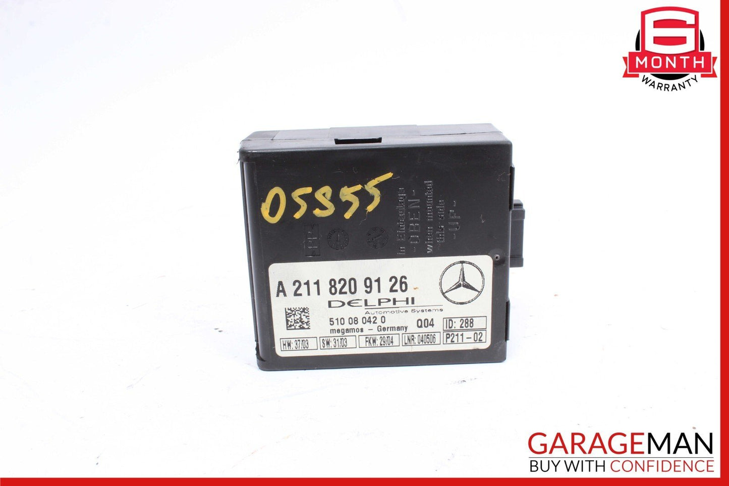 02-12 Mercedes W215 CL500 E320 CLK500 Anti Theft Alarm Module 2118209126 OEM