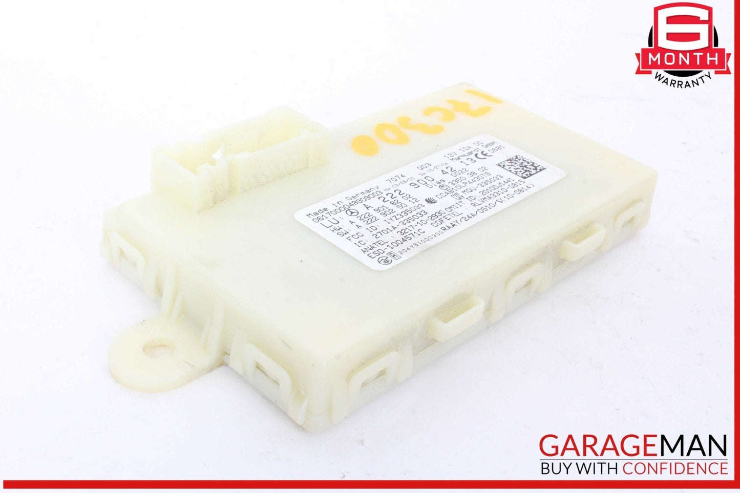 14-19 Mercedes W205 C300 S600 GLC350 S550 Keyless Go Entry Control Module OEM