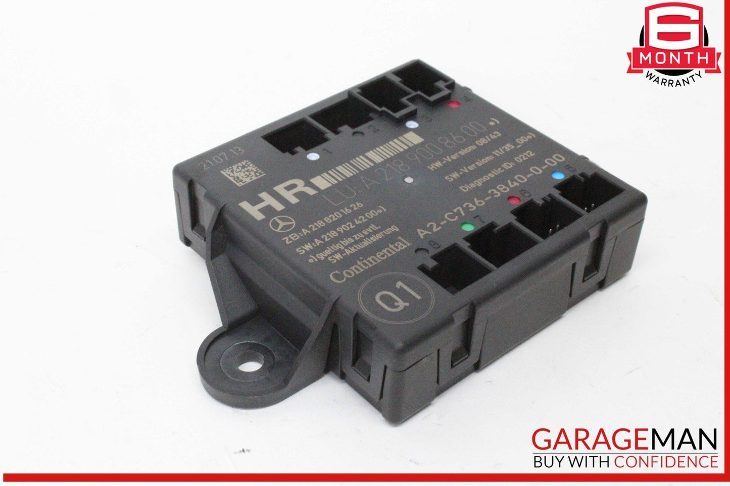 08-18 Mercedes W212 E350 C300 CLS550 Rear Right Side Door Control Module OEM