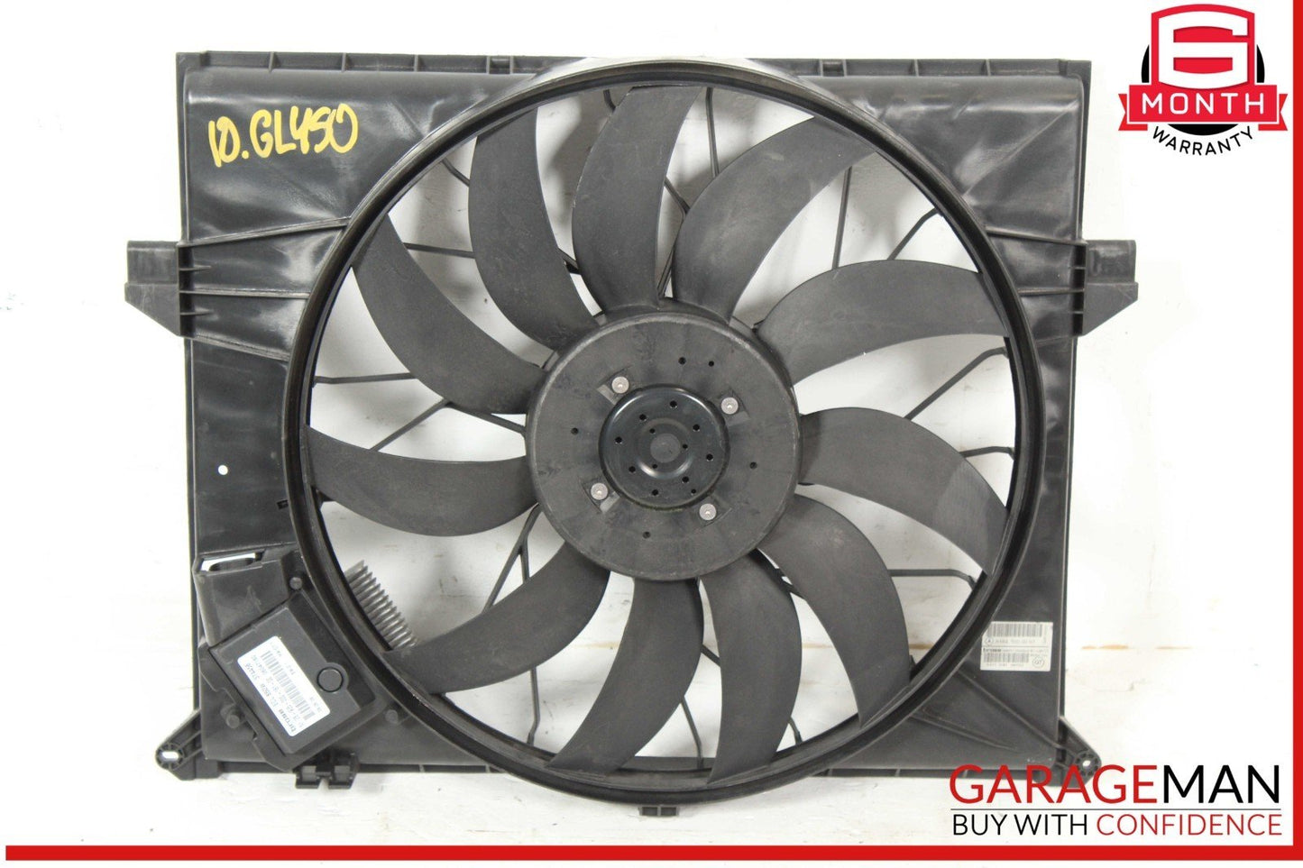 06-13 Mercedes X164 GL450 GL550 Engine Motor Radiator Cooling Fan Assembly OEM