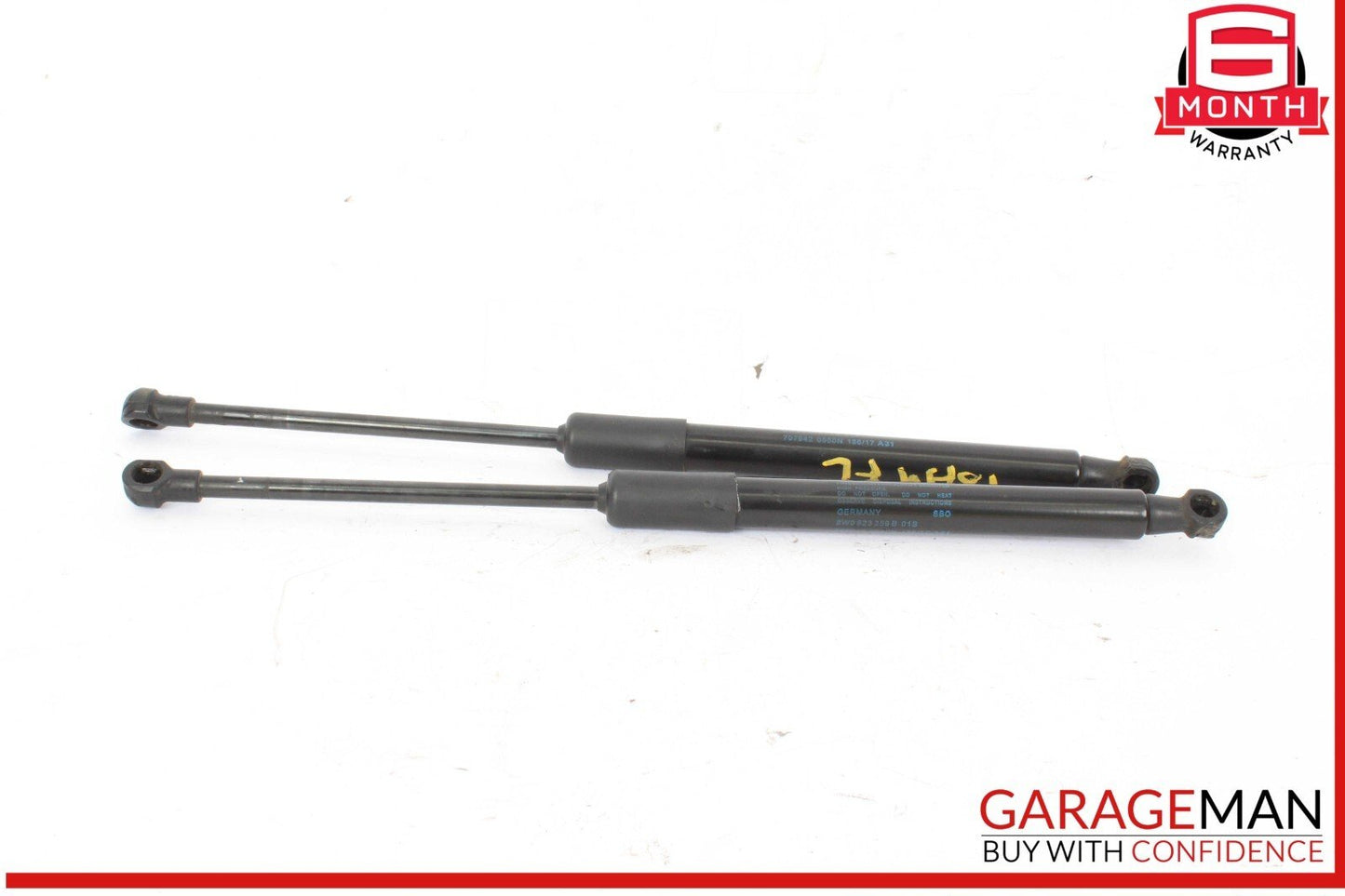 17-24 Audi A4 Front Left & Front Right Side Hood Shock Strut Lift Cylinder OEM