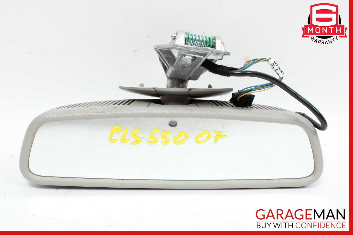 06-11 Mercedes W219 CLS550 CLS500 CLS63 AMG Interior Rear View Mirror Gray OEM