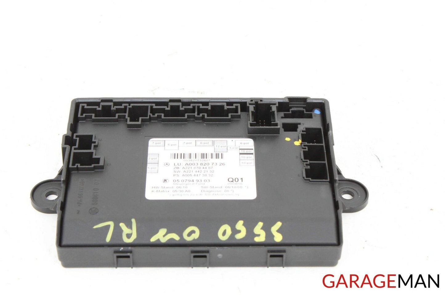 07-09 Mercedes W221 S550 S65 AMG Rear Left Driver Side Door Control Module OEM