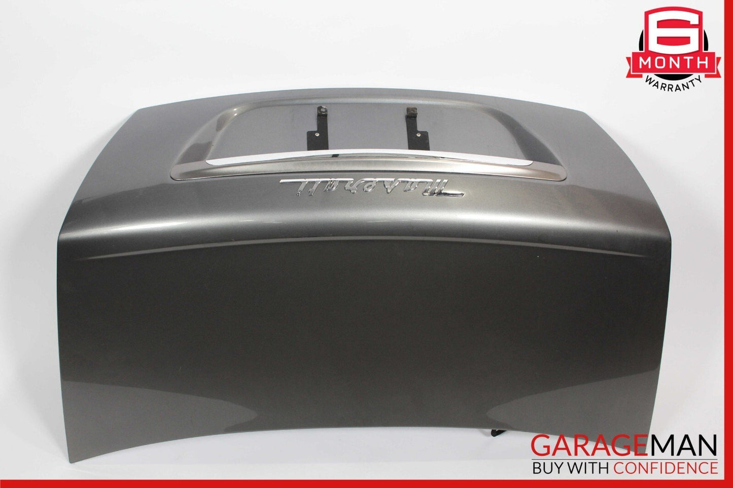 03-13 Maserati Quattroporte M139 Rear Trunk Lid Deck Shell Panel Gray OEM