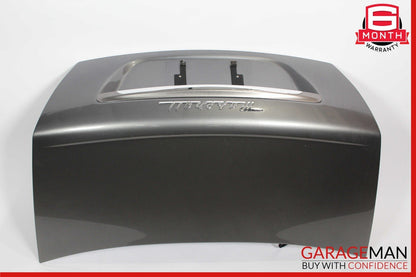 03-13 Maserati Quattroporte M139 Rear Trunk Lid Deck Shell Panel Gray OEM